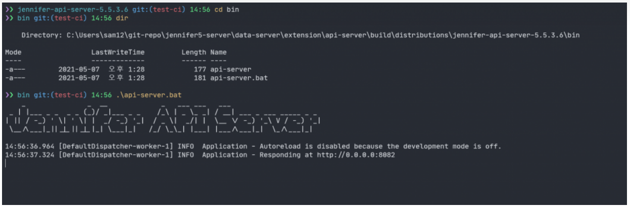 arsitektur server jennifer API